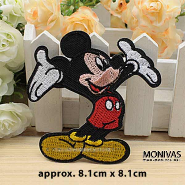 Disney Mickey Mouse IronOn Patch MONIVAS