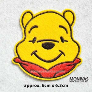 Winnie the Pooh Head Iron-On Patch - MONIVAS