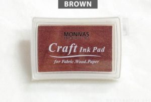 Single Color Ink Pad (Brown)