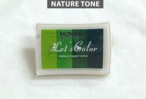 Gradient Color Ink Pad (Nature Green Tones)