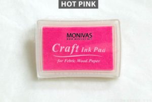 Single Color Ink Pad (Hot Pink)