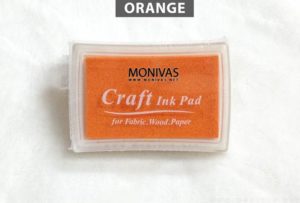 Single Color Ink Pad (Orange)