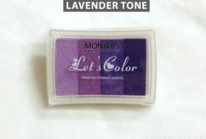 Gradient Color Ink Pad (Lavender Purple Tones)