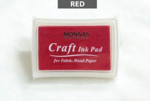 Single Color Ink Pad (Red)