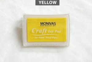 Single Color Ink Pad (Yellow)