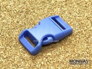 Plastic Snap Buckle (15mm) (Blue)