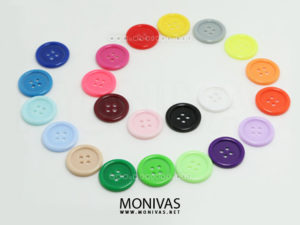 Colorful Plastic Buttons (4 Holes