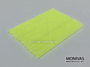 Hot Glue Sticks (Glitter) (Neon Yellow) (10pcs) (7mm x 100mm)