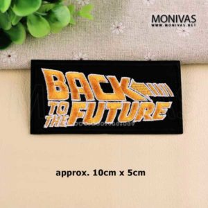 Back to the Future Title Iron-On Patch