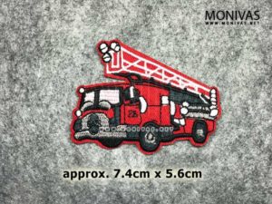 Fire Engine Truck Iron-On Patch